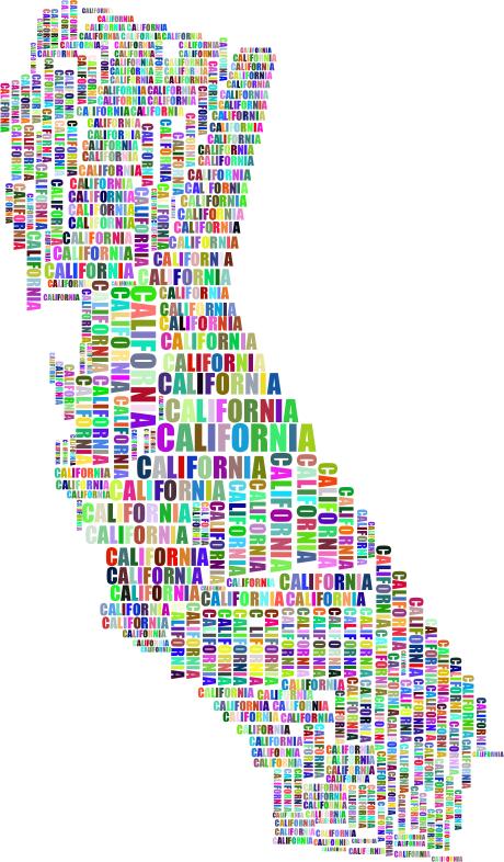 California Typography Prismatic