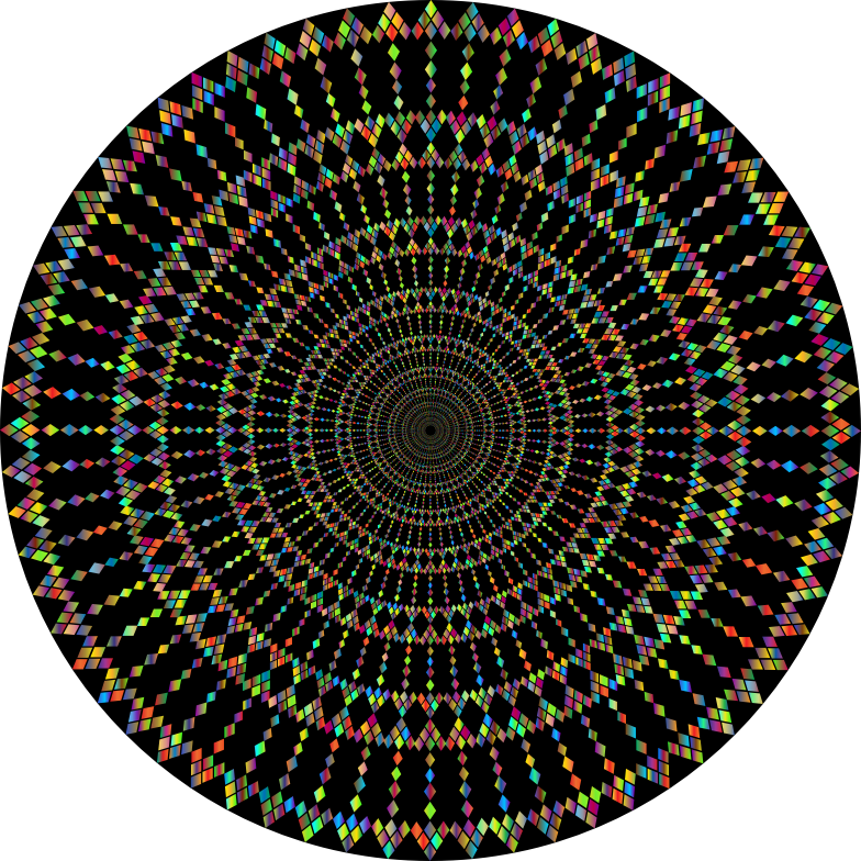 Geometric Style Mandala Polyprismatic