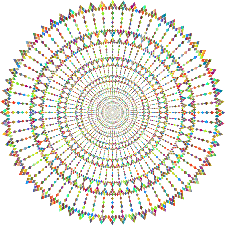 Geometric Style Mandala Polyprismatic No BG
