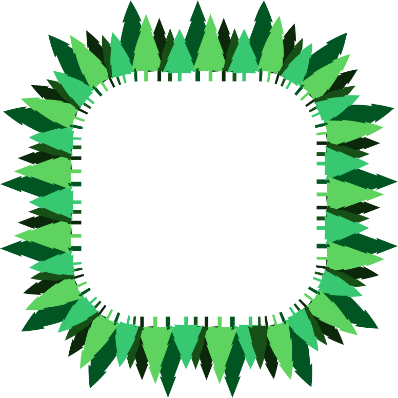 Pine Trees Frame II