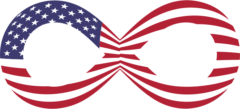 American Flag Infinity