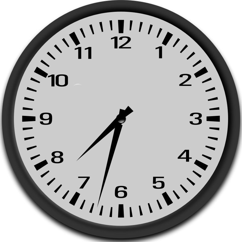 27-1/2 Minutes Before 8 O'clock (7:32)