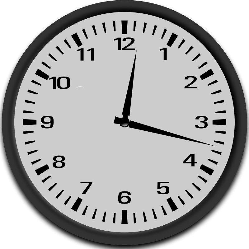 17-1/2 Minutes After 12 O'clock (12:17)