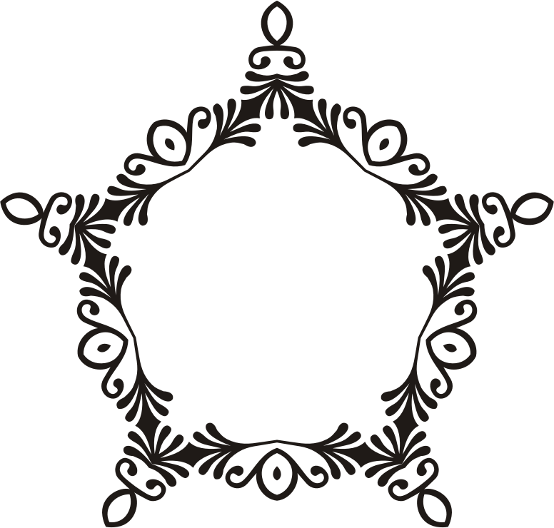 Art Deco Style Flourish Frame 8
