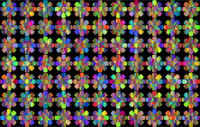 Geometric Line Art Pattern 2 Polyprismatic