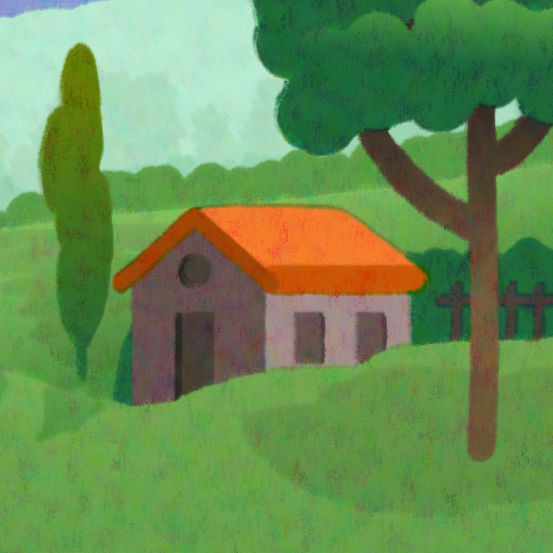 painted house