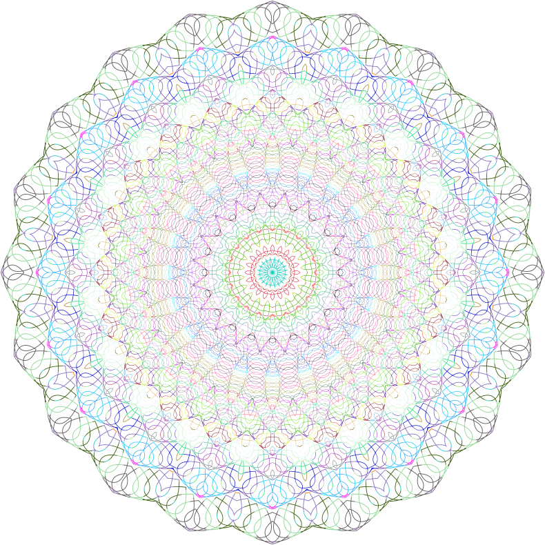 Crimson Eye Mandala No BG