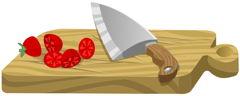 Cutting Board Knife Fixed