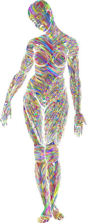 Muscle Fibers Woman Polyprismatic No Black