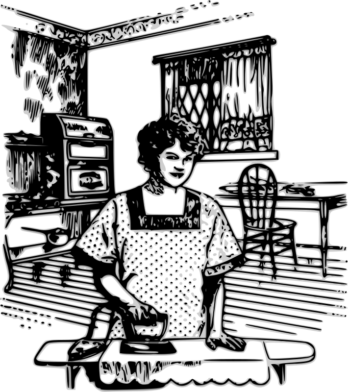 Mother Ironing