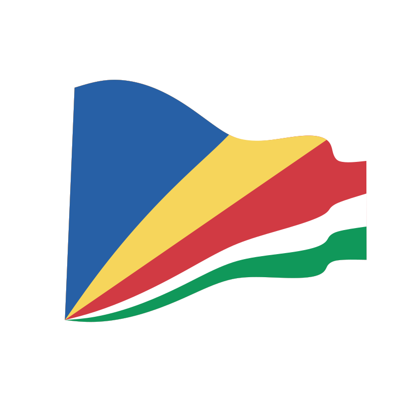 Seychelles waving flag