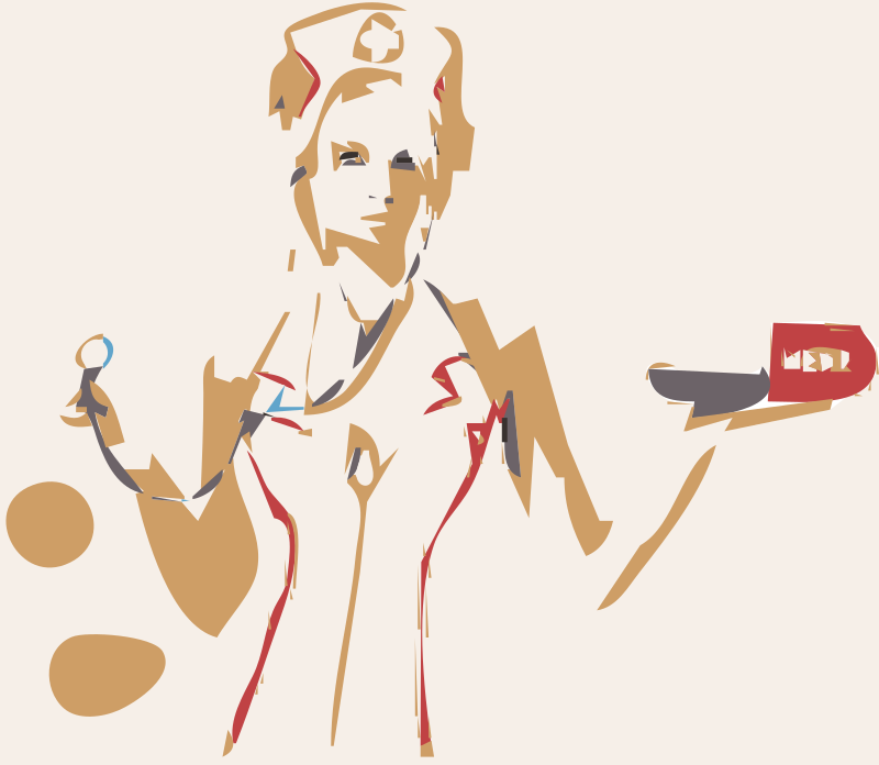 Abstract nurse