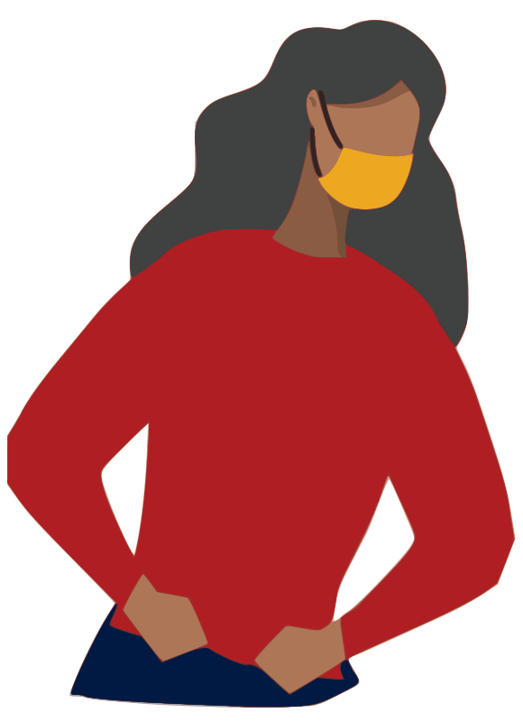 Lady in an Orange Mask