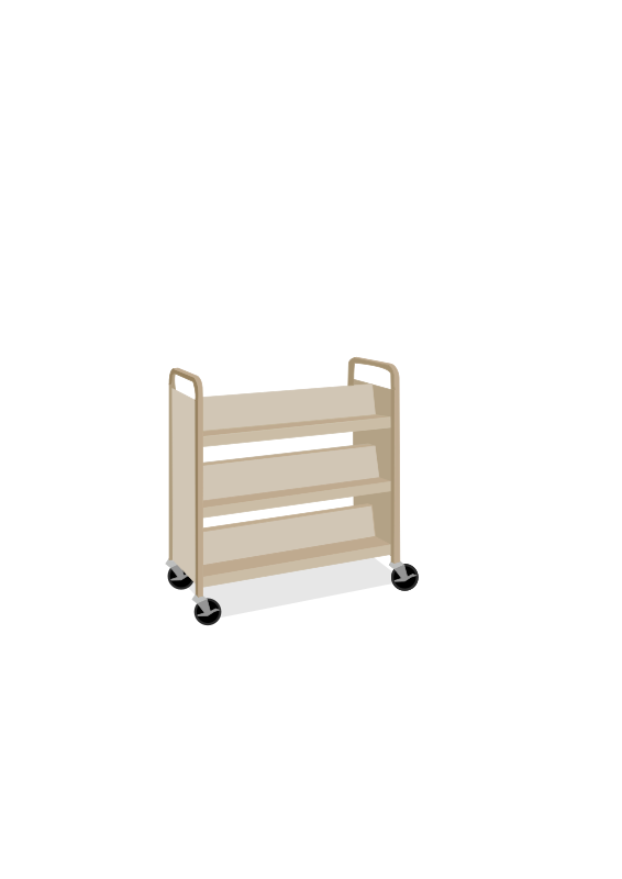 Library Book cart