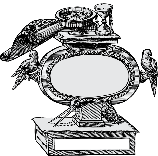 Ancient map frame 2