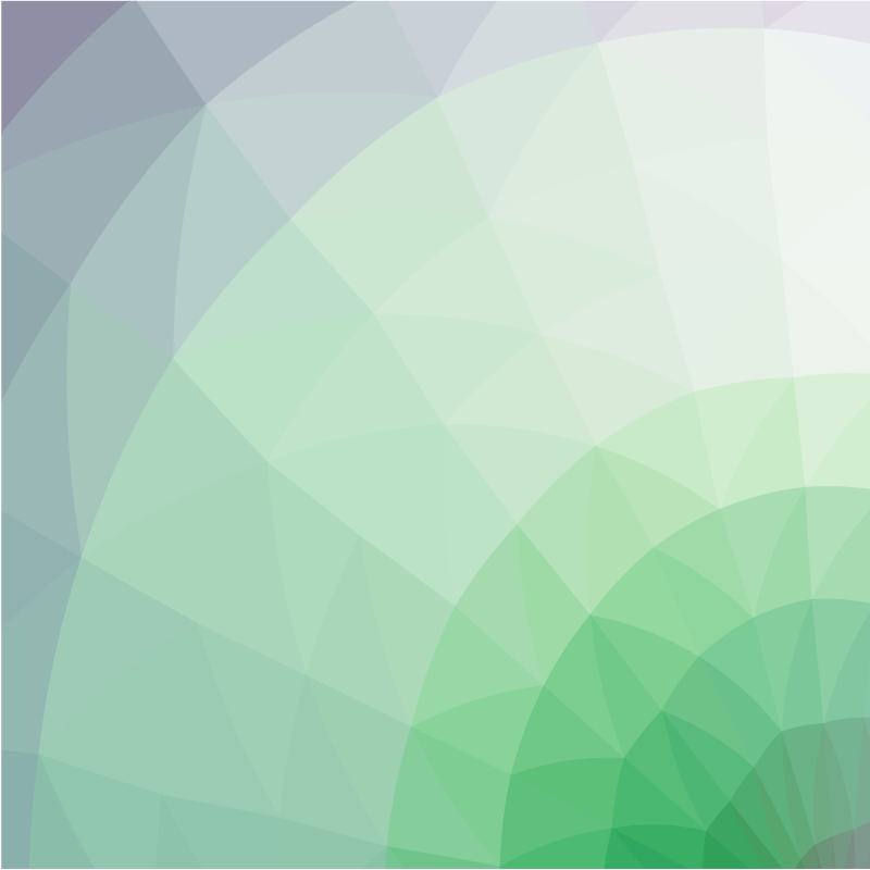 Low poly pattern green color