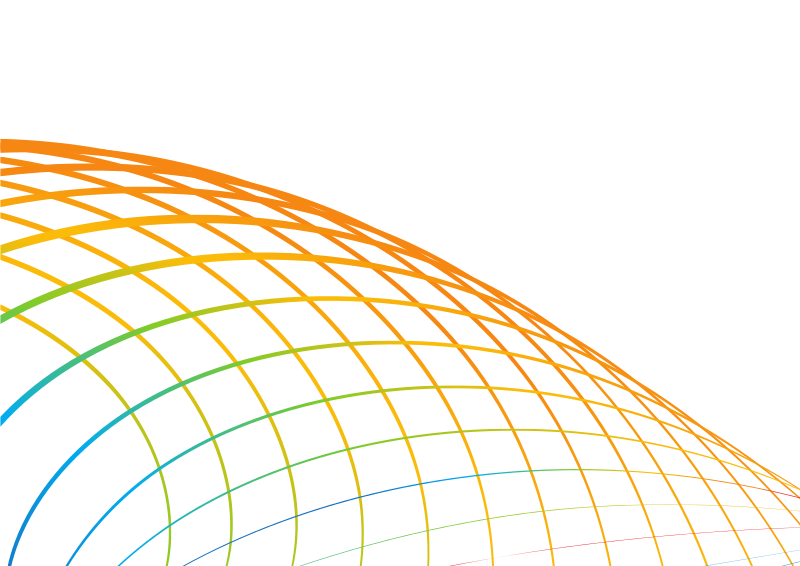 Abstract curved lines white background