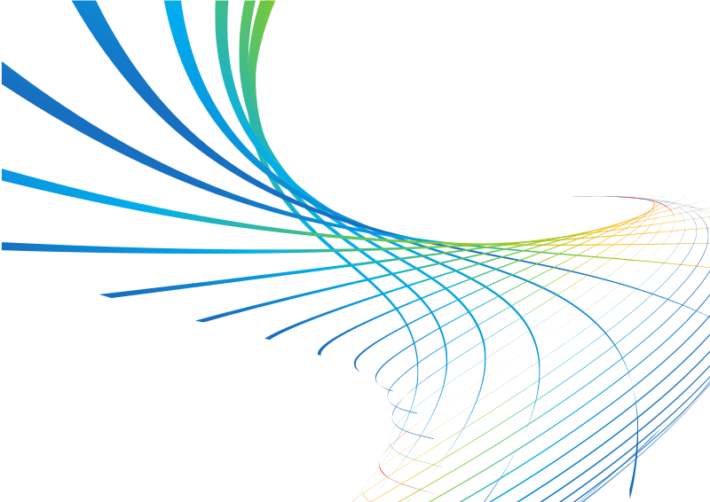 Swirling blue lines