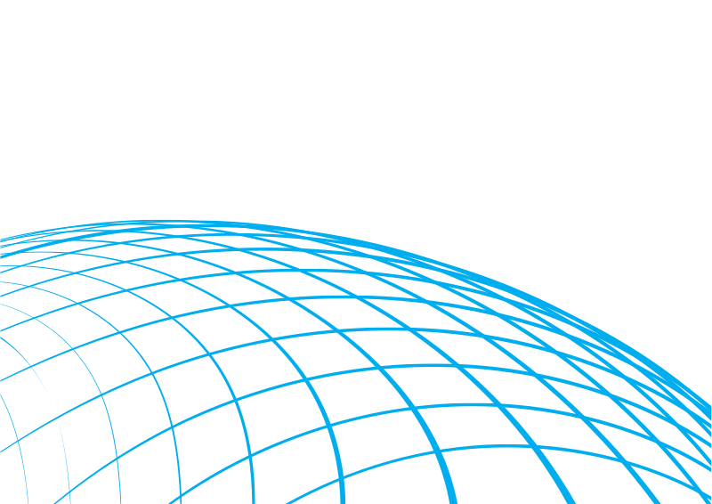 Curved blue lines