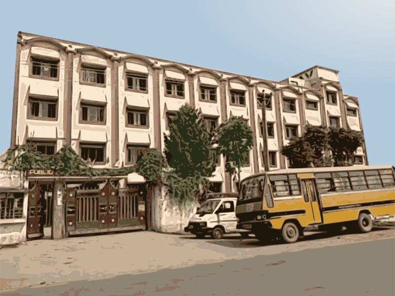 Example School Trace with Bus