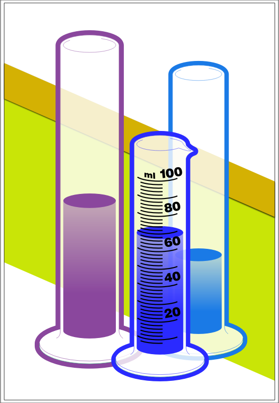 Standzylinder - Meßzylinder - cylinders with and without graduation 