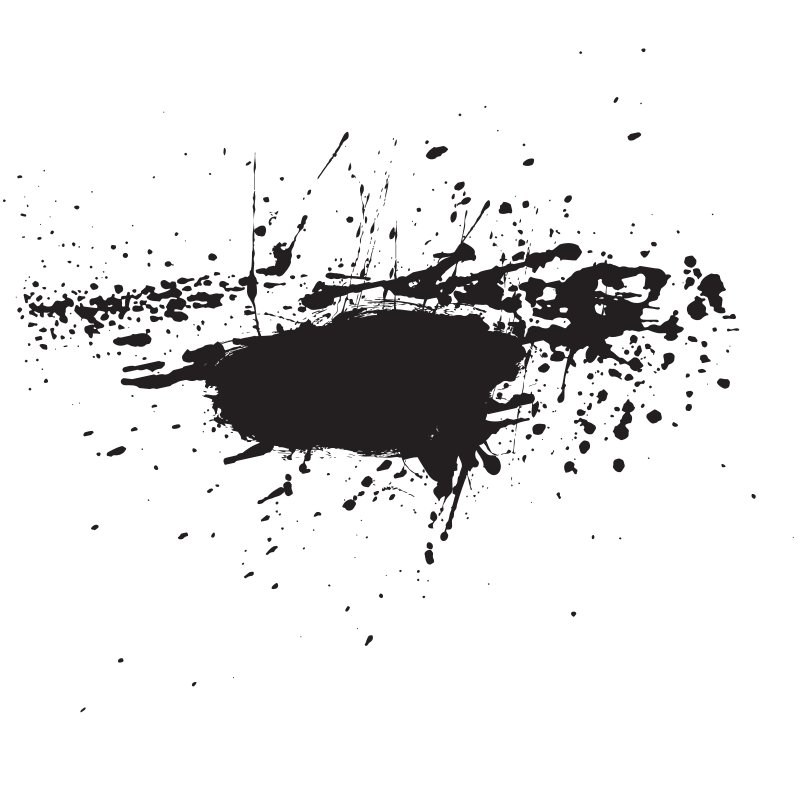 Spray paint spatter