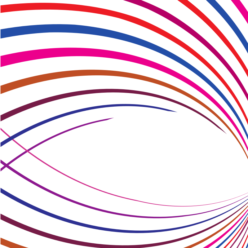Curved stripes abstract background