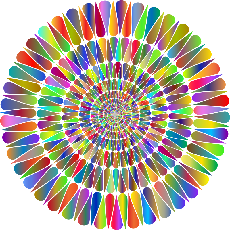 Abstract Silhouette Frame 2 Vortex Polyprismatic