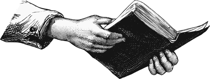 book hands