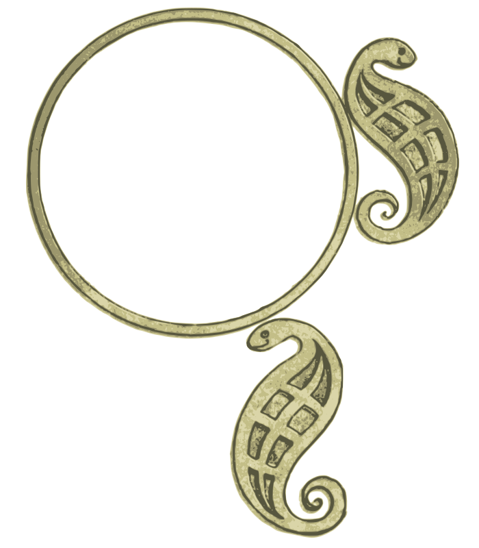 Strange Snakes Circle Frame