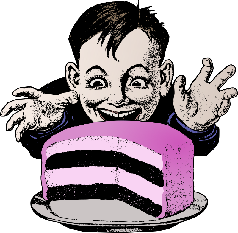 Kid and Cake - Colour Remix