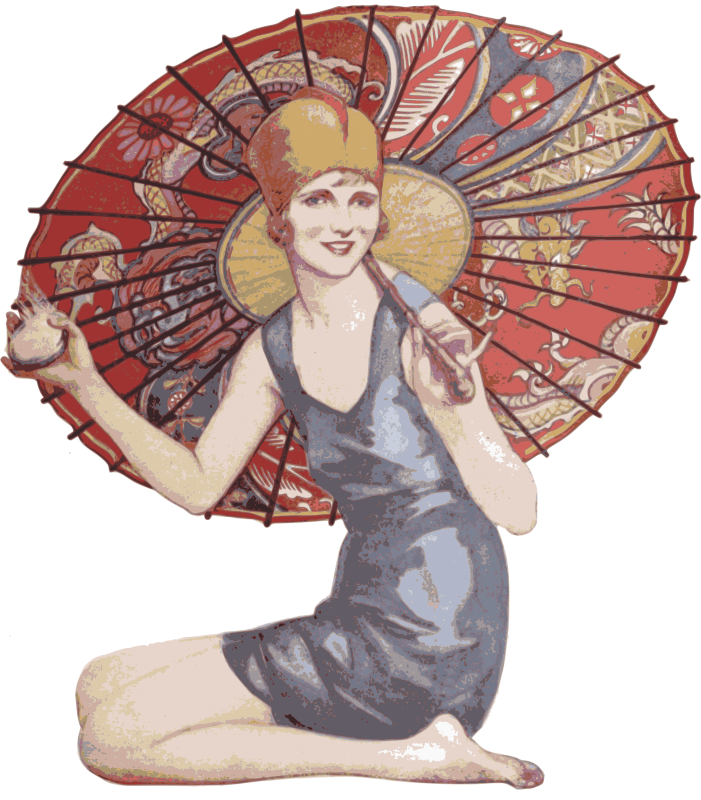 Lady with an Asian Umbrella