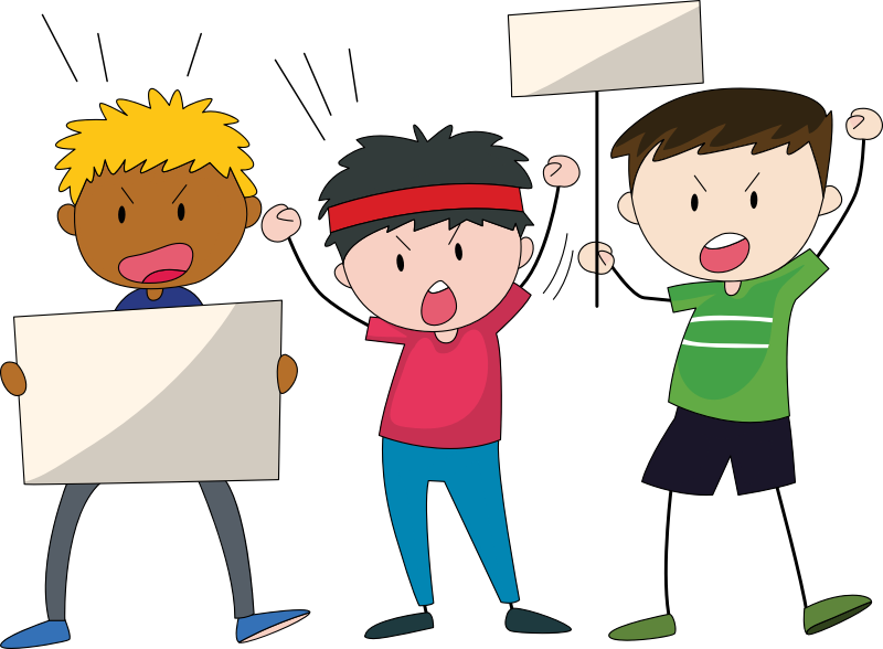 Protesting Kids