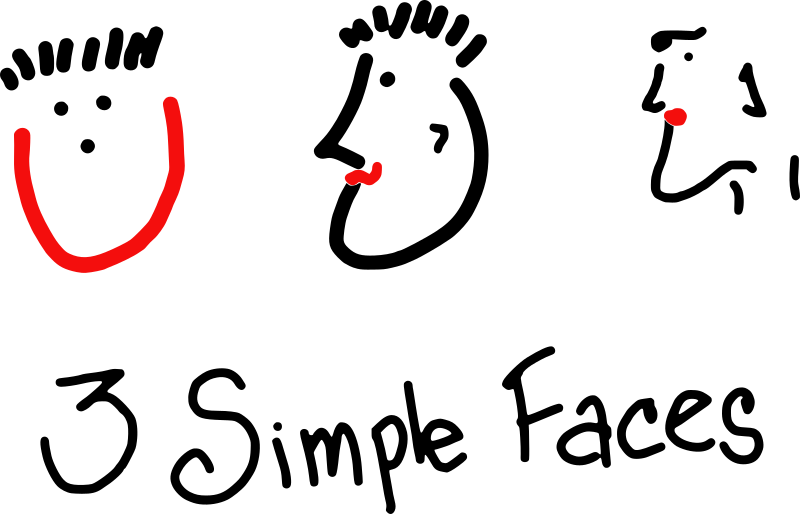 3 Simple Faces