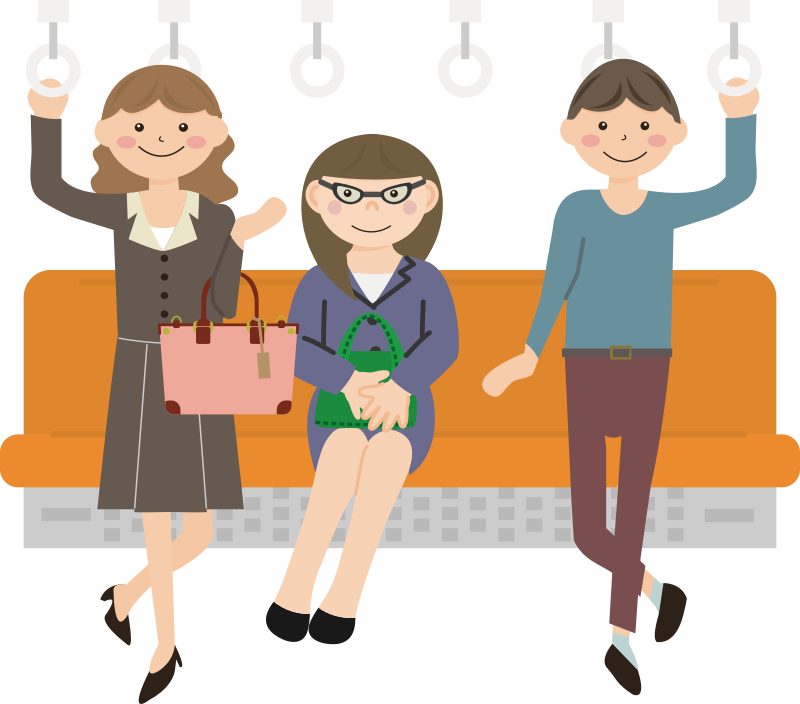 Group of Subway Riders