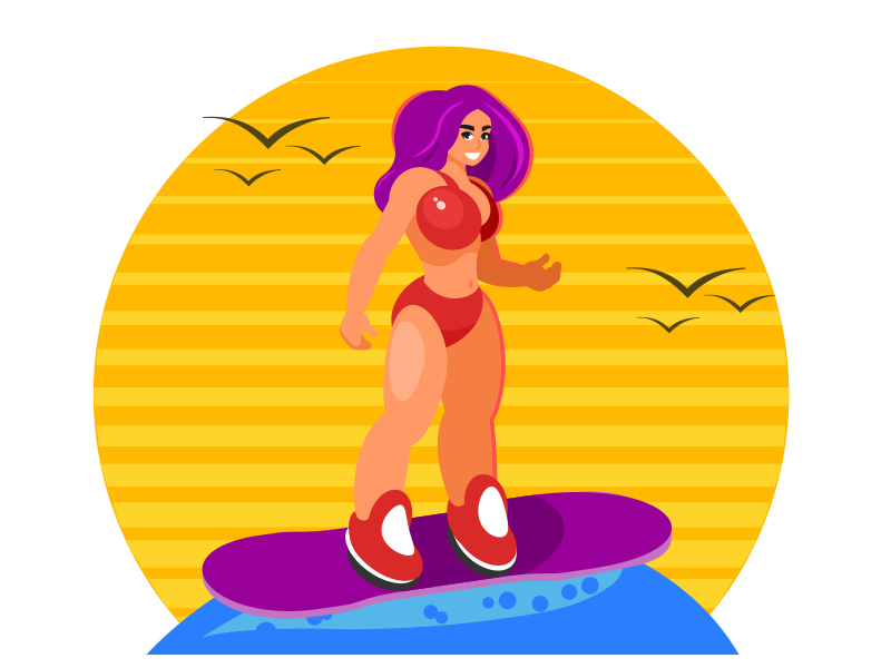Female Surfer