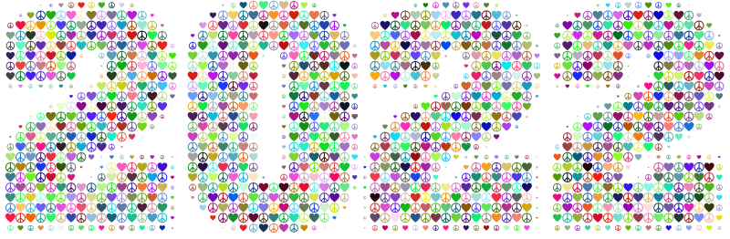 2022 Love And Peace II Colorful
