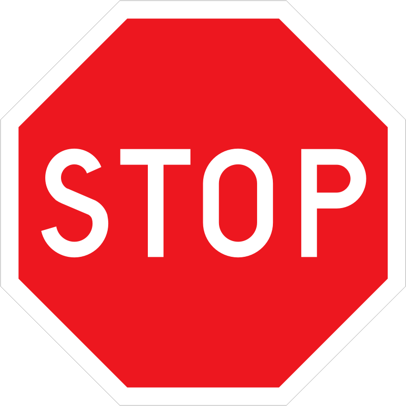 stop sign