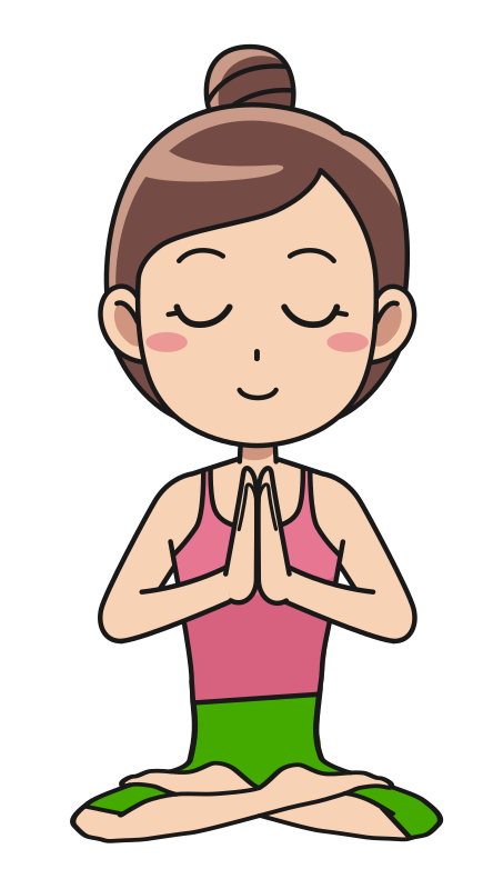 Meditating Woman - Full Body Remix