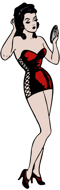 Woman Getting Ready