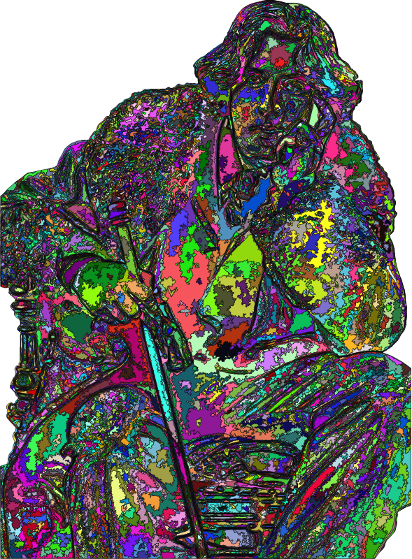 Oscar Wilde Portrait 2 Mark II Psychedelic 2