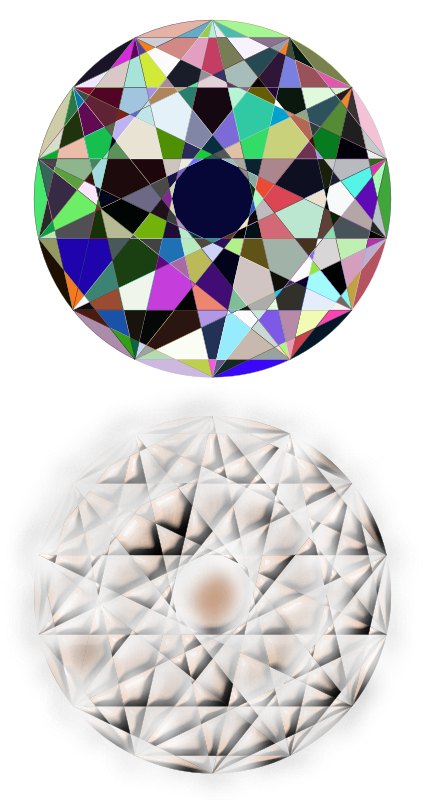 Coloured Sacred Geometry Heart B