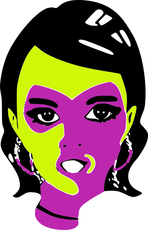 Multicolour girl