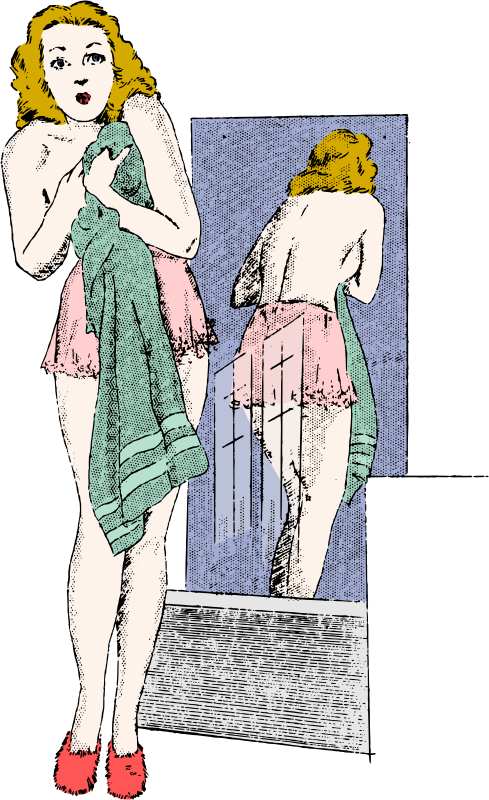 Pinup Lady 1 - Colour Remix