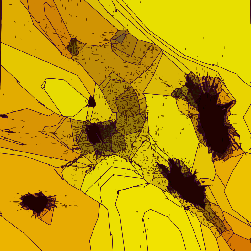 Abstract Yellow Art