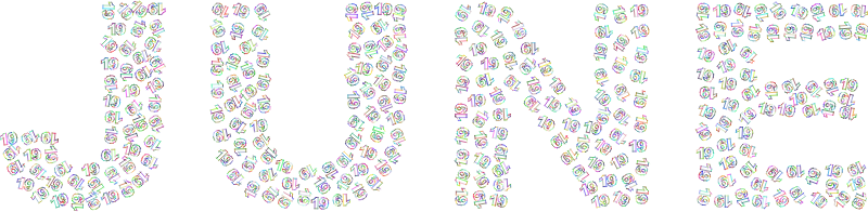 Juneteenth Colorful Outlines