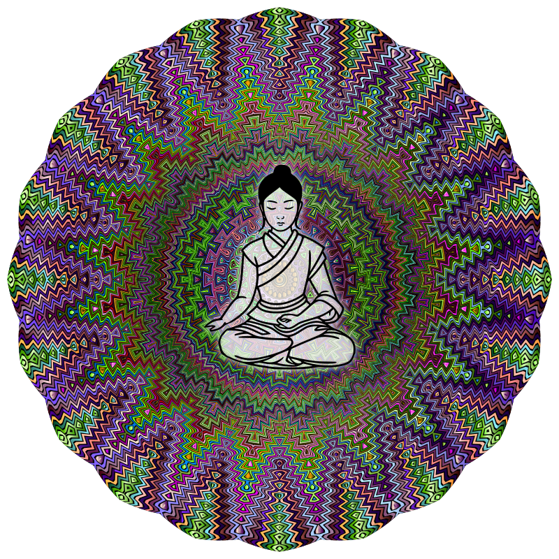 Woman Meditating Peacefully