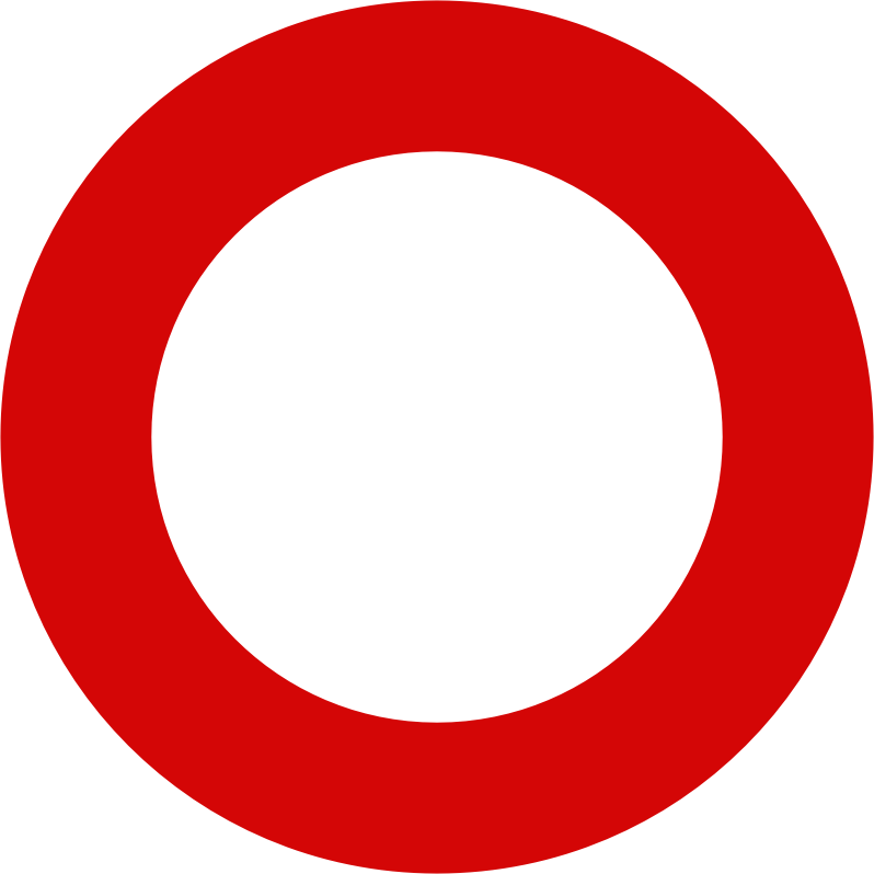 thick red round border 