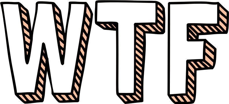 WTF 3D white orange 