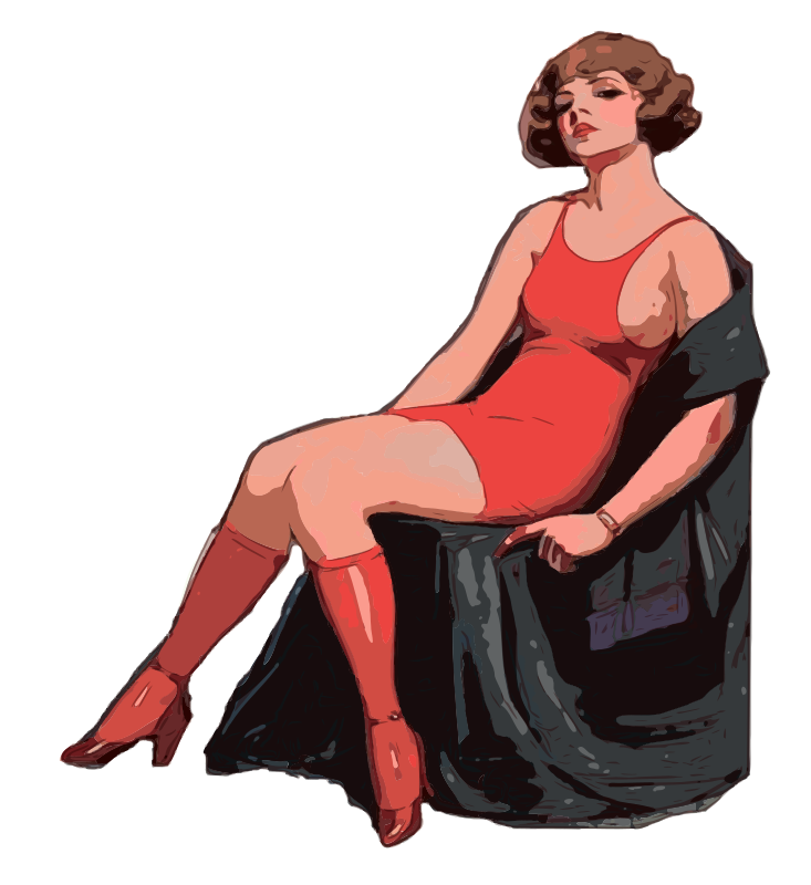 Red Skirt Lady